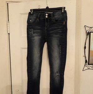 YMI Skinny Distressed Jeans